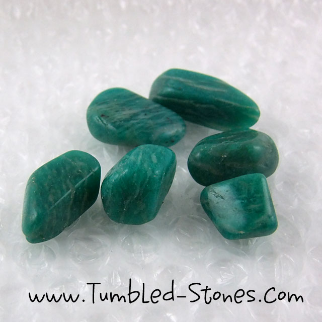 amazonite tumbled stones