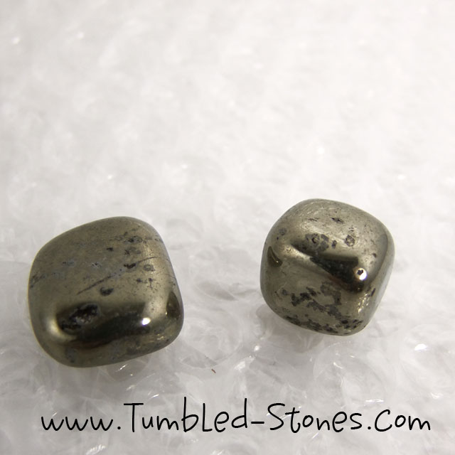 pyrite tumbled stones
