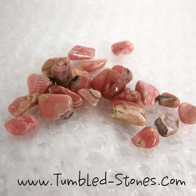 rhodocrosite tumbled stones
