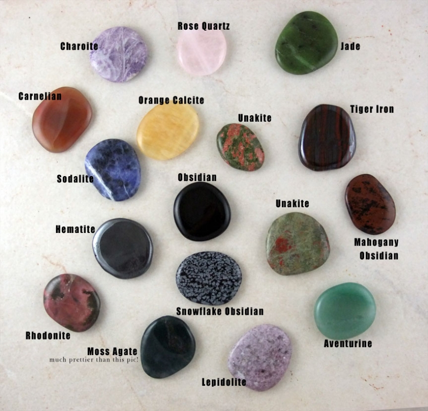 Soothing Stones or Worry Stones - gemstone polished, pocket stones, feel great.