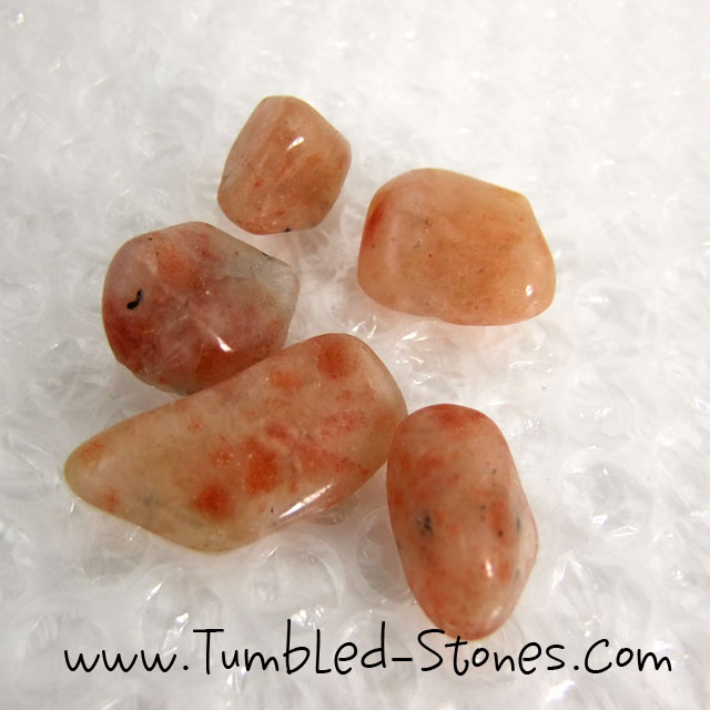 sunstone tumbled stones