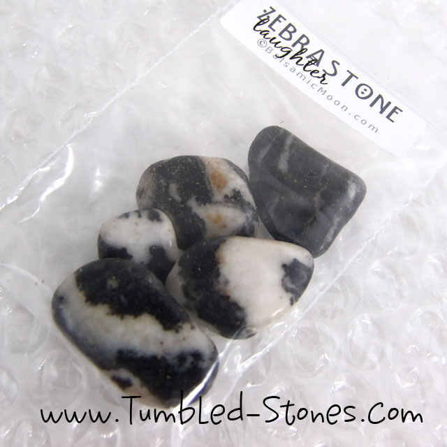 zebrastone tumbled stones